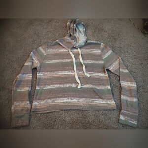 Heart Hips Multicolor Striped Hoodie